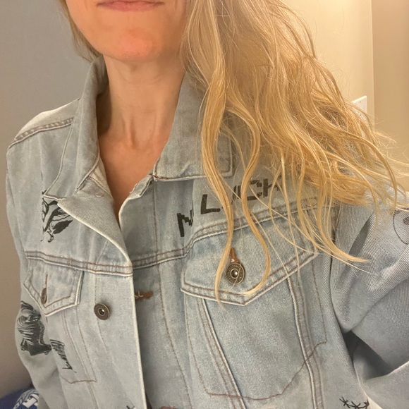 COPY - 90’s Style BF over-sized Jean Jacket XL - Picture 4 of 4